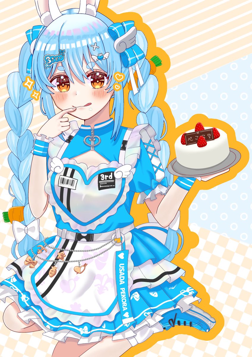 paint_Sakurako_'s tweet photo. #ぺこらーと
#イラスト
🎂🍴 https://t.co/4BwNeSm24M