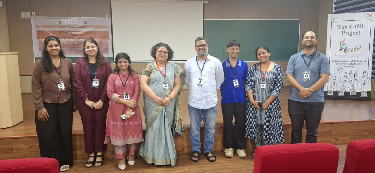 IISERPune's tweet photo. An update from the #HSSDepartment of #IISERPune! The recently concluded Humanities and Social Sciences department's first Young Researchers Conference (held from 6th to 8th July 2026) saw participation from PhD, Postdoctoral fellows, and young faculty presenters from more than twenty universities across India, on wide ranging topics around the theme of social transformation in South Asia. This inaugural conference has fostered an interdisciplinary and intellectually stimulating dialogue that the researchers hope to continue in future iterations.
https://t.co/aW05LljXq6