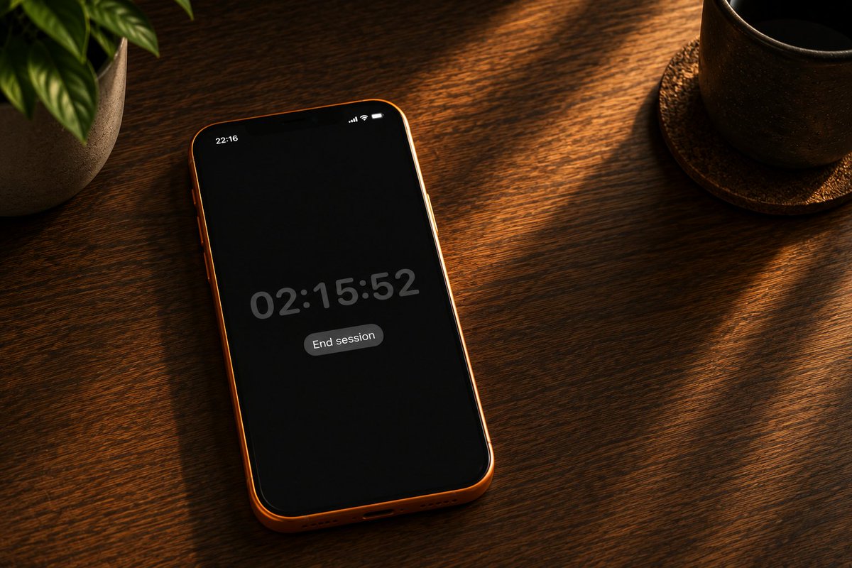 izdum's tweet photo. I built this simple app because I kept picking up my phone without thinking. Seeing how long I’ve already stayed away is often enough to make me stop, think, and put it back down. It’s called Away: Focus Timer https://t.co/yVL0YtcXph