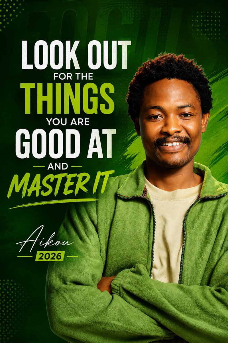 JoelCAnih's tweet photo. Find what you're good at, then master it. 🎯✨ @AikouAjanaku is showing us that talent is only the beginning the real difference comes from practice, consistency, and dedication. 💙🔥

#Aikou #AikouTheTherapist #BBNaija https://t.co/Tl0ntCDAoQ