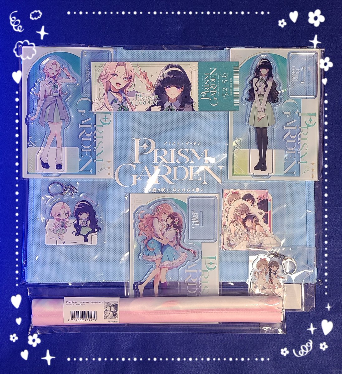kashitaku4's tweet photo. プリズムガーデンの事後通販のグッズ🎀

雪子(@aoiyukiko)先生のイラストかわいい✨✨

ふたりべやのグッズも手に入って嬉しいです👍️

✨Prism Garden✨
#プリズムガーデン2026
#プリズムガーデン
#ふたりべや
#百合 https://t.co/WAtw6R95T2