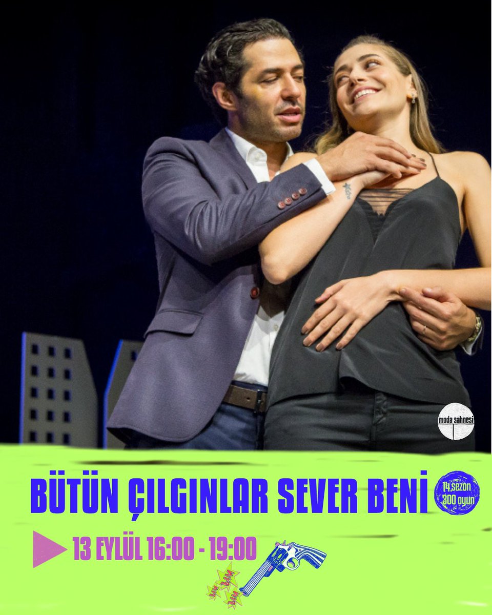 modasahnesi's tweet photo. Bütün Çılgınlar Sever Beni
13 Eylül 16:00-19:00

Bilet almak için https://t.co/j9JMDZ0fb2

@k_aydogan
@mert__firat @cglryalcinkaya @oznursrclr https://t.co/mQb5nTFmJ5