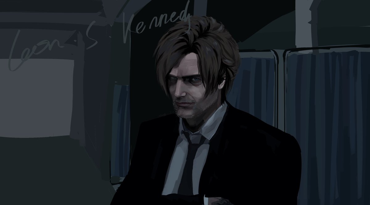 Caodan114514's tweet photo. 之前画的
没耐心画背景了😓#leon #ResidentEvilㅤ https://t.co/ECxW5PH208