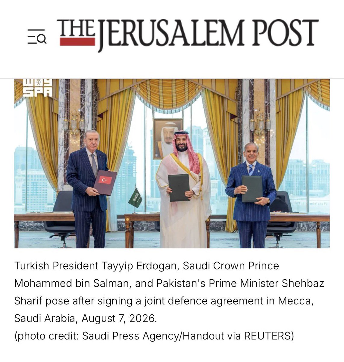 slmhktn's tweet photo. 🔴İsrail merkezli Jerusalem Post:

“Erdoğan bir İsrail düşmanı, bir Yahudi düşmanı.” https://t.co/80apWLRVHW