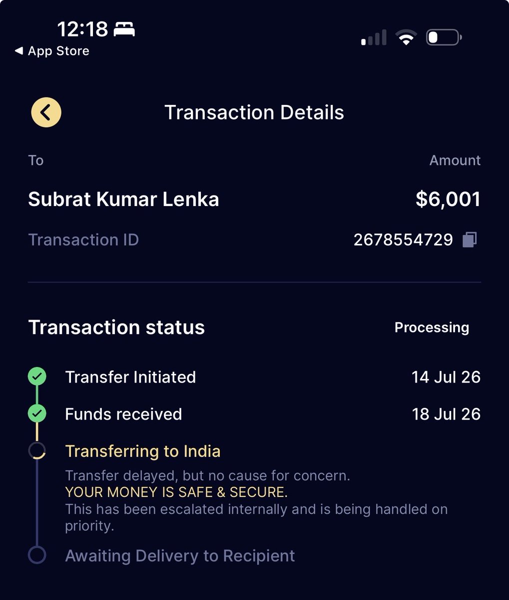 lenka_subrat's tweet photo. !!SCAM!! !! SCAM!!
@RBI @PMOIndia @AmitShahOffice 
@joinabound where is my money? When it will deposit? https://t.co/7ULw4DQoRG