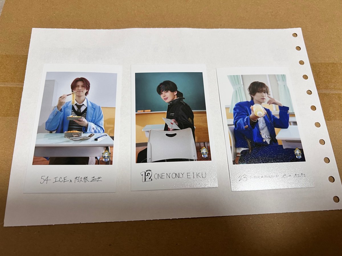 tenkomamy's tweet photo. 交換】EBiDAN THE LIVE 2026 エビライ グッズ ミニフォト 隣の席セット 

譲) 画像の物

求） 小泉光咲 (前)  

＊ 郵送での交換希望です https://t.co/qhJ510ifZn