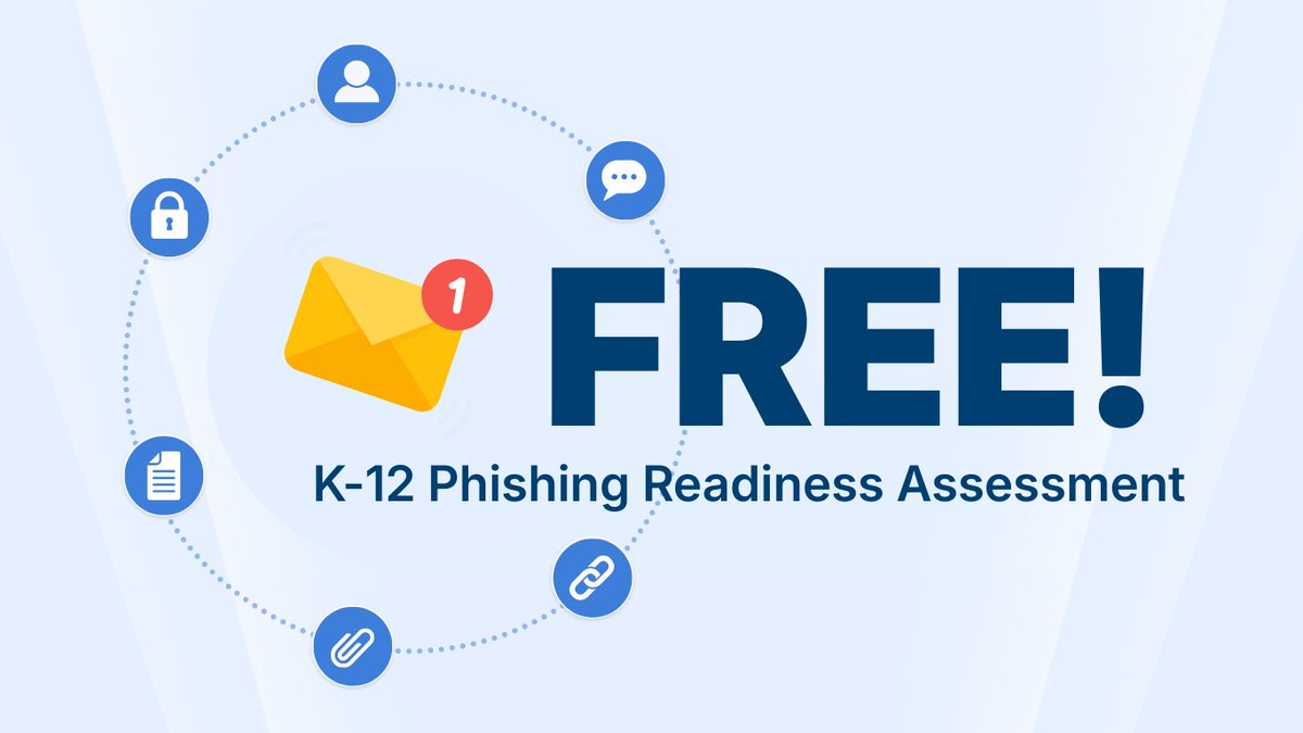 managedmethods's tweet photo. #Back2school season can bring lots of #K12 #phishing attempts. Is your district ready? 

Take our free assessment to see where your defenses stand. You’ll receive a readiness score, learn your risk level, and get steps to strengthen your #Google and M365: https://t.co/MGYKJyzVWl https://t.co/Ho5sSK0Qqi