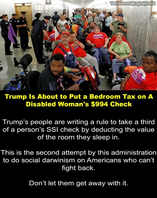 JamesTate121's tweet photo. Shy'tyra Burton is 22 years old. She lives in Philadelphia with her dad, a city sanitation worker. Her IQ tests below seventy. After years of medical evaluations and a hearing in front of a federal judge, she qualifies for SSI — $994/month. Now Trump's people are writing a rule that would take up to $330 of that every single month, by assessing the dollar value of her bedroom and deducting it from her benefit.
This is the second attempt. The first one was killed when ProPublica exposed it. Same people — Russell Vought at OMB and Frank Bisignano at SSA — are back with a new version, buried deeper in the regulatory process. Up to 400,000 disabled Americans could lose benefits.
Forty Down syndrome organizations have already sent a letter opposing it. The National Association of Evangelicals — not a liberal group — has come out against it. When you've lost the evangelicals on a disability cut, you've lost the room.
The man writing this rule had to Google what the Social Security Commissioner does when Trump offered him the job. A Republican congressman called his testimony "embarrassing for my side." Now he's deciding whether Shy'tyra keeps her check.
The rule is in OMB review. A public comment window is coming. That's how it was stopped last time.
Watch: https://t.co/3CH2Ed0OEg