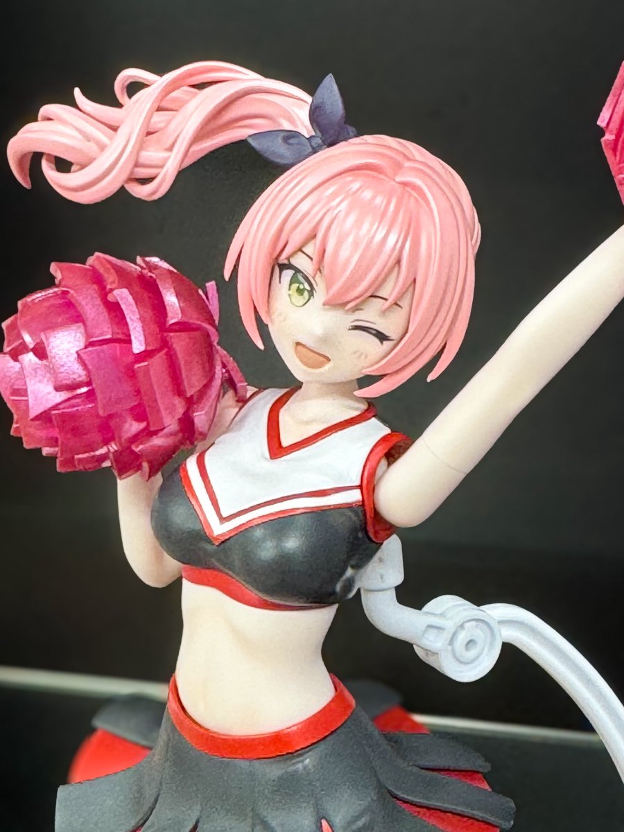 SOUSAI_official's tweet photo. 展示情報】
「サイドテールちゃん」と「薬師寺 久遠【チアコスチューム】」のボディを交換した組み合わせ例を秋葉原館2Fのショーケースに8/11(火)～16(日)期間限定展示❗️
夏休みはぜひ秋葉原に遊びに来てください🌞🌴🌺✨

#創彩少女庭園 https://t.co/oO6TxhaxqM