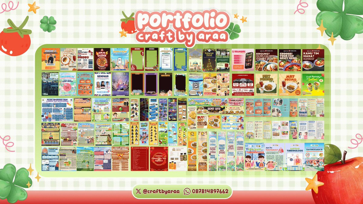 whatsonaraa's tweet photo. halo semuanya! aku open jasa edit design grafis poster, mindmap, infografis, banner, feeds atau story instagram, freebies, ppt, dll! mulai dari 20k aja ★

☎️ https://t.co/9ejkBRRdrz #zonauang
#zonauang https://t.co/kfPg0zxZXI