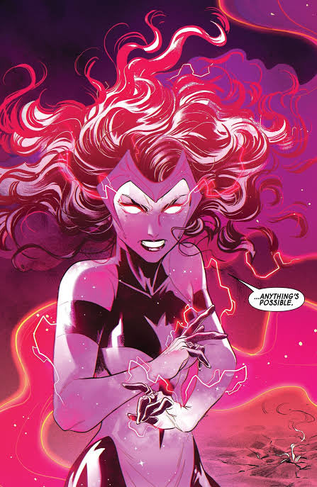 TheSideView_ID's tweet photo. "When it comes to the Scarlet Witch… anything’s possible.”

Sepertinya banyak yang lupa kalau Scarlet Witch adalah Nexus Being, ia memegang kendali mutlak atas realitas itu sendiri, mampu menghapus keberadaan seluruh populasi atau menciptakan dimensi baru hanya lewat satu ucapan. 

Scarlet Witch berdiri tegak sebagai entitas kosmik paling mengerikan sekaligus mengagumkan di alam semesta, dengan kekuatan yang benar-benar tidak tertandingi oleh siapa pun. Sihir Chaos Magic yang ia punya itu adalah kemampuan manipulasi realitas tingkat kosmik. 

Untuk itu mari kita lihat seberapa OP Scarlet Witch sebenarnya, baik dari apa yang sudah diperlihatkan di MCU maupun dari versi komiknya.

Because when it comes to the Scarlet Witch… anything’s possible. 🔴🧵
