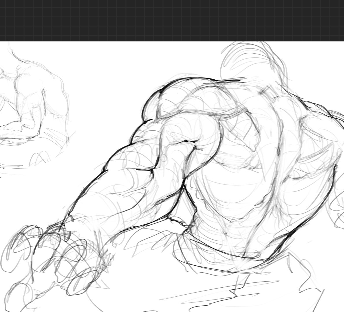 T0RR1ISHERE's tweet photo. A back I did, for some reason I feel worse at drawing https://t.co/YrixGTPczQ