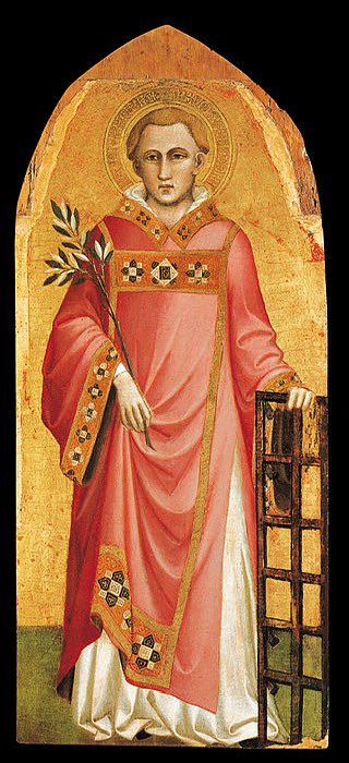 Acolyte_1's tweet photo. Today, the Church remembers the witness of St. Lawrence. https://t.co/FfktUkgia9