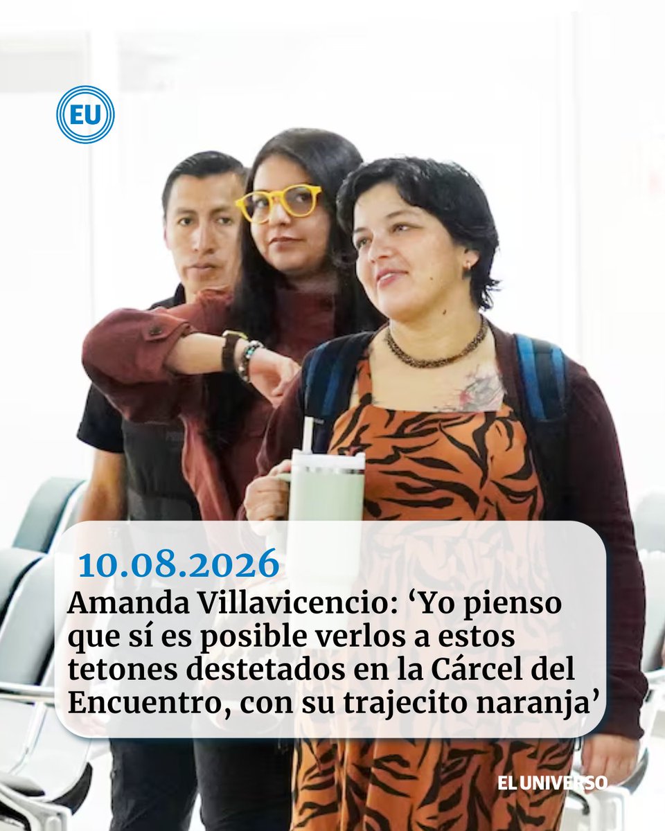 eluniversocom's tweet photo. Amanda Villavicencio describe los tres años transcurridos desde el crimen del político e investigador Fernando Villavicencio, su padre, el 9 de agosto de 2023, como “muy duros” https://t.co/38WFJh0yz8 https://t.co/SxWwEZelb4