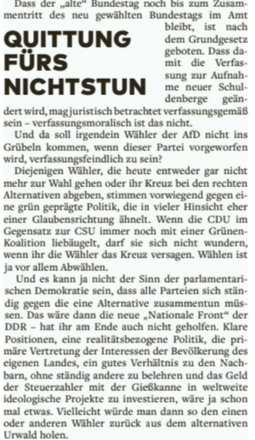 joerglau's tweet photo. Die Radikalisierung der WAMS ist furchterregend: Martenstein über die "Eroberungsmigration" von Ceuta, ein weiterer Kommentar zur "Invasion" von Dirk Schümer, eine Doppelseite gegen die Brandmauer und ein Interview mit AfD Spitzenmann Leif-Erik Holm. Alles im Ton des Endkampfs. https://t.co/erOCUc6Qrz