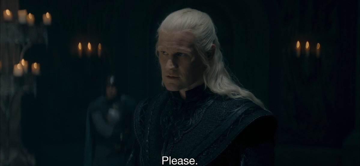 lekanfortheg0ds's tweet photo. 3 seasons and i’ve never seen him say “please” to anyone or begged. he did for rhaena. this is the good father people are hatin on https://t.co/70EZB04Yv3