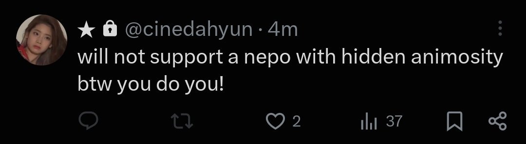lilyofvalie's tweet photo. Dahyun would burn you alive for the way you talk about Jeongyeon. You clearly have no idea what kind of person you're claiming to stan because she'd be disgusted by this behavior. What a fucking disgrace. https://t.co/z6DmPNLpQ4