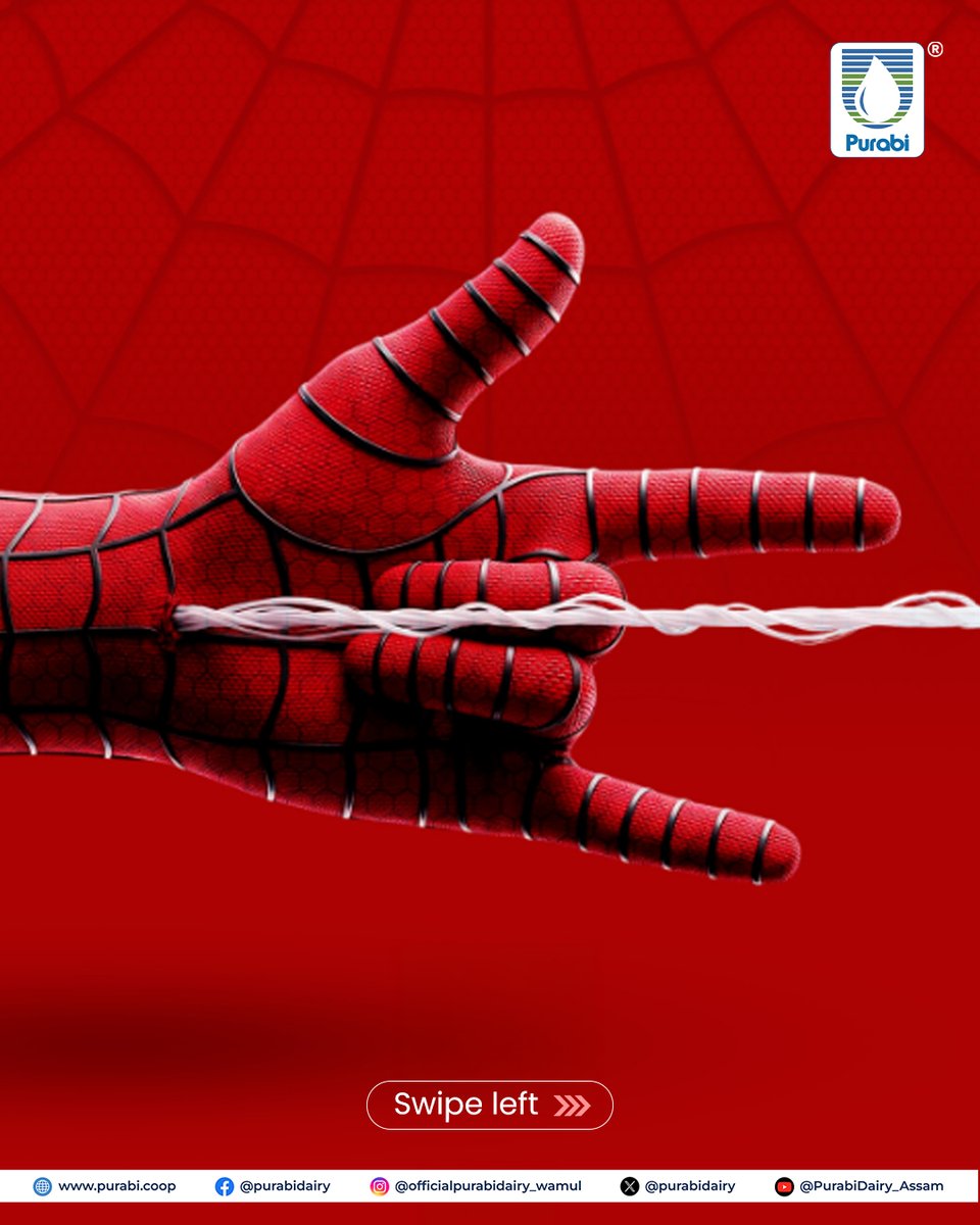 purabidairy's tweet photo. Even heroes deserve a refreshing break.

#refreshyourday #stayrefreshed #goodnessineverysipevery #spidermantrend #trending

[Everyday Heroes, Spiderman Brand New Day, Trend, Purabi Flavoured Milk, Purabi Dairy] https://t.co/ABYIim5Rqx
