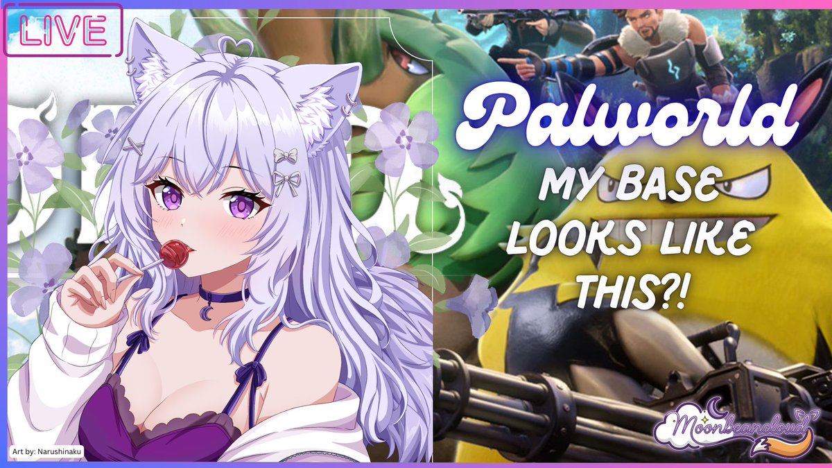 moonbeancloud's tweet photo. Catching up on our Palworld save today🎮 My base has completely changed?!

Come hang out!
🟣 https://t.co/ntkrAC1L2t 
🔴https://t.co/l0YY4QItXz
⚫https://t.co/aLnZbqLCpA 

#Palworldㅤㅤㅤㅤ https://t.co/eH054DMmIG