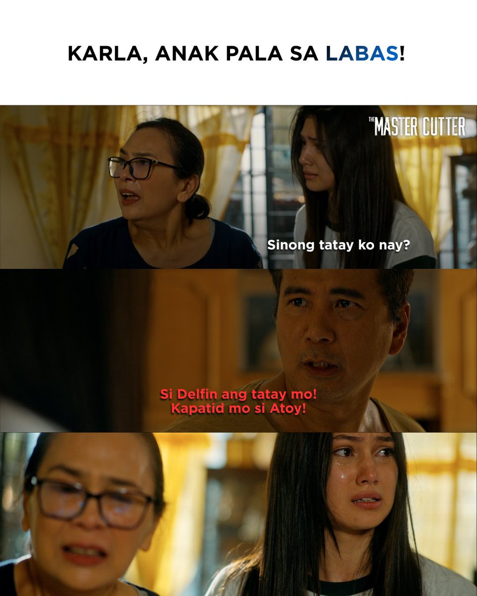 GMADrama's tweet photo. Magkapatid pala sina Atoy at Karla! #TheMasterCutter #TMCSnakeBite https://t.co/zLgypQVkB5