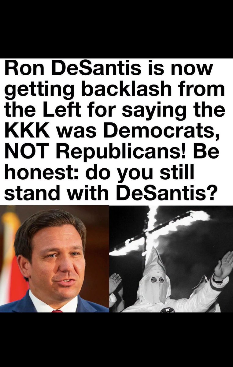 elnprivatechat7's tweet photo. Do you still stand with Ron DeSantis? Be honest. I’d genuinely like to know where you stand today. https://t.co/u1n9O69hoZ