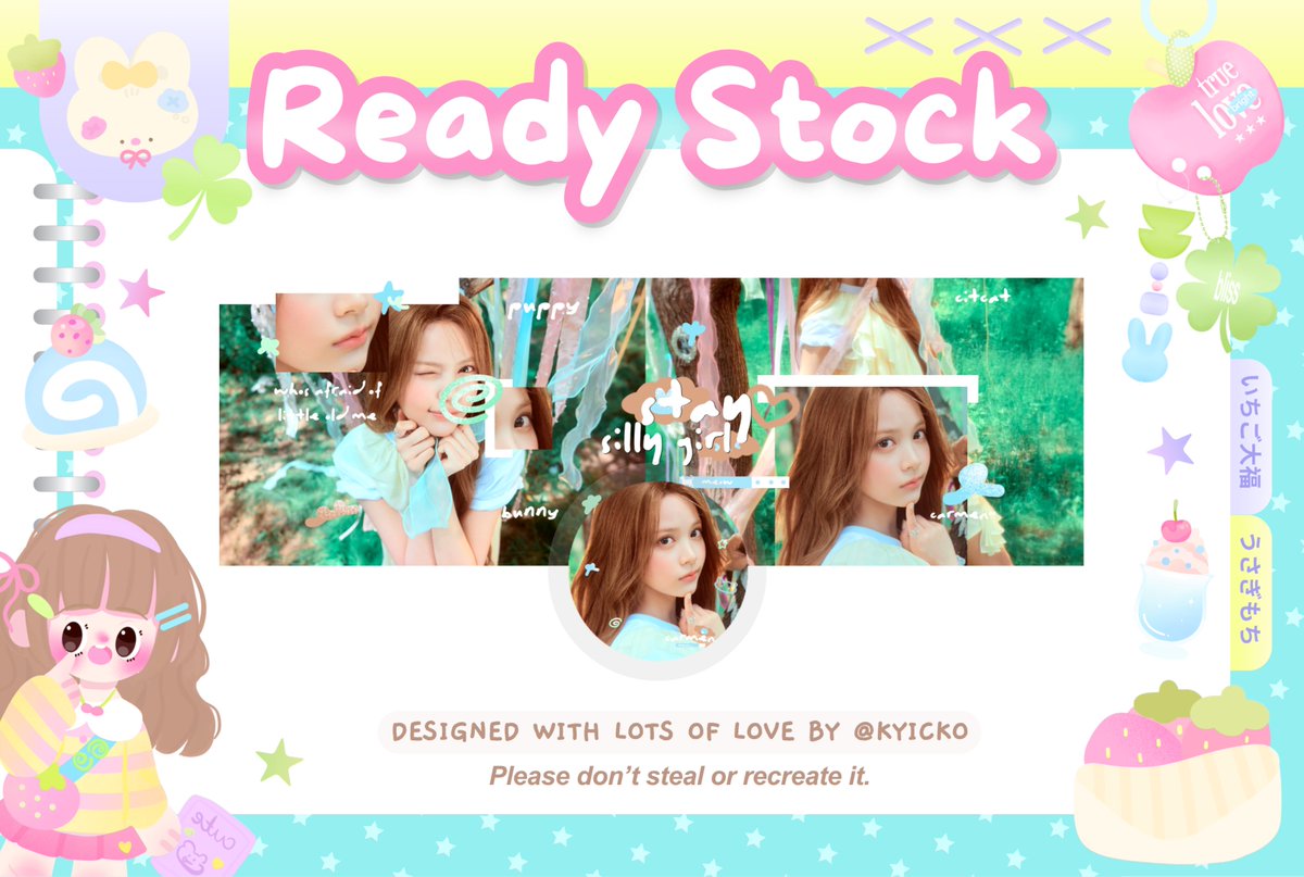 kyickostudio's tweet photo. ⠀

           ⠀⭐️ ready stock Silly Girl : 12K⠀                   ⠀                   ⠀⠀
⠀                   ⠀⠀ https://t.co/wFSnf7wBCj