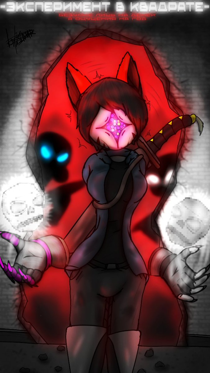 Saurcik's tweet photo. #oc #Art #Digitalart #Mandesscombat (style)
----
Мьех, нарисовал ленивый арт из ролевой игры ☕ (а че нет, клево вышло) https://t.co/OWNomZYYKA