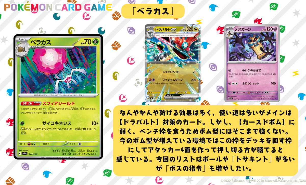 2580adtw's tweet photo. 自主大会で使用した【おまつりおんど】。

・メタカードを減らして安定感UP
・打ちたいサポートを絞って別のカードを採用

など少しだけ自我を出しています。ボムドラパに対しても速度で押し切れる試合が多く、なんやかんや勝ち越しています。【おまつりおんど】の構築に迷っている人におすすめです！ https://t.co/WcoQF97Omu