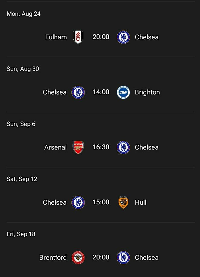 CfcDan_01's tweet photo. Chelsea fans, How many points do you think we will get in our first 5 games? https://t.co/fm8rJqH1MD