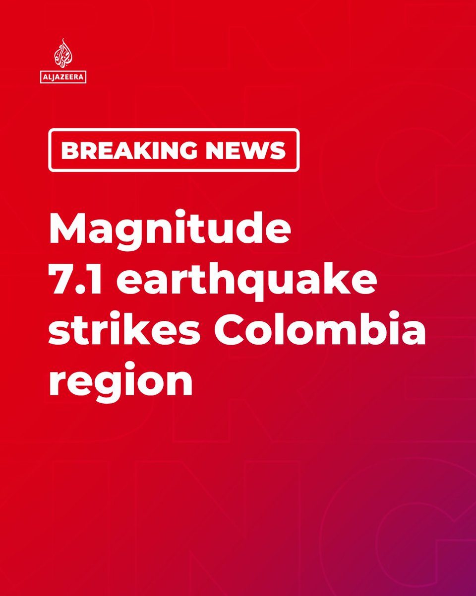 BREAKING: Major 7.1 Magnitude Earthquake Strikes Colombia Region
