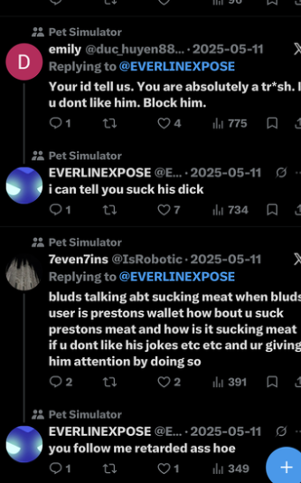HandleBlud's tweet photo. also you can clearly tell this is a blatant lie, dude was out here calling people slurs before the rebrand too 🙏 https://t.co/Ua25unc97R