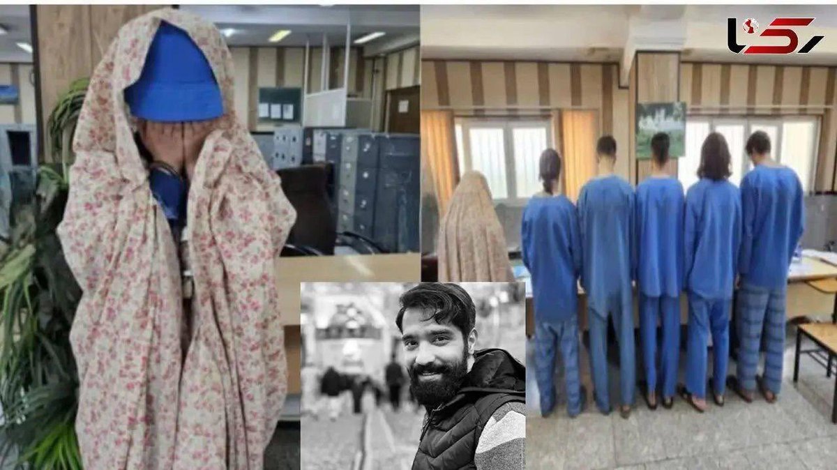 AryJeayBackup's tweet photo. Iranian police arrested 5 of the perpetrators in the ISIS-style murder of Hamidreza Rajabzadeh. 

Along with the 5 terrorist was a female “influencer” who helped facilitate the murder. She was attempting to flee the country, but got arrested. https://t.co/NFGEZHpRqZ