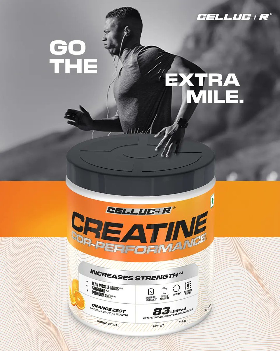 cellucorindia's tweet photo. Flavored for ease. Formulated for endurance.

#Cellucor #CorPerformanceCreatine #MicronizedCreatine #Creatine #nowinIndia https://t.co/4dTjyrGsUF