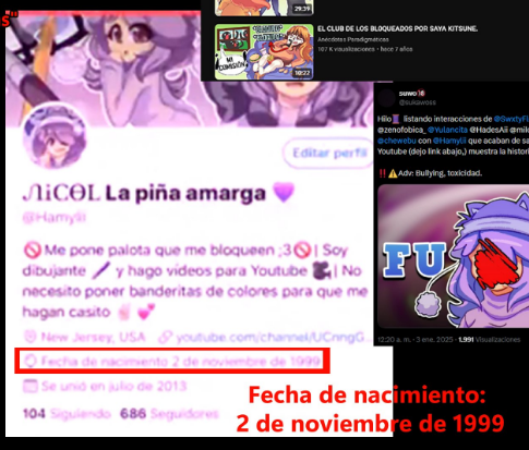 hitshover's tweet photo. Contradicciones sobre su edad: Ella misma admitió públicamente haber mentido sobre su edad inicial. Además, existen incoherencias sobre su fecha real de nacimiento en sus propias declaraciones y redes https://t.co/VNCtWCERoL