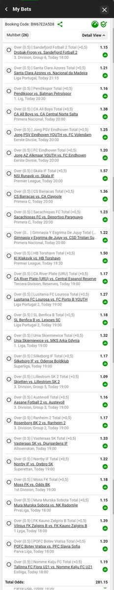 Rois21273217's tweet photo. @Betsmart9936 @FreeBetway @HenrySikazwe87 @reecemaster251 @Tizovanmudau @ERamagondo1710 @ThendoThen74585 @jermaine_tobias @JohnSmith4qep @punterleague Today games
Over 0.5 (1 goal only)
BW67E2A5D8 https://t.co/tgNVQD8hyC