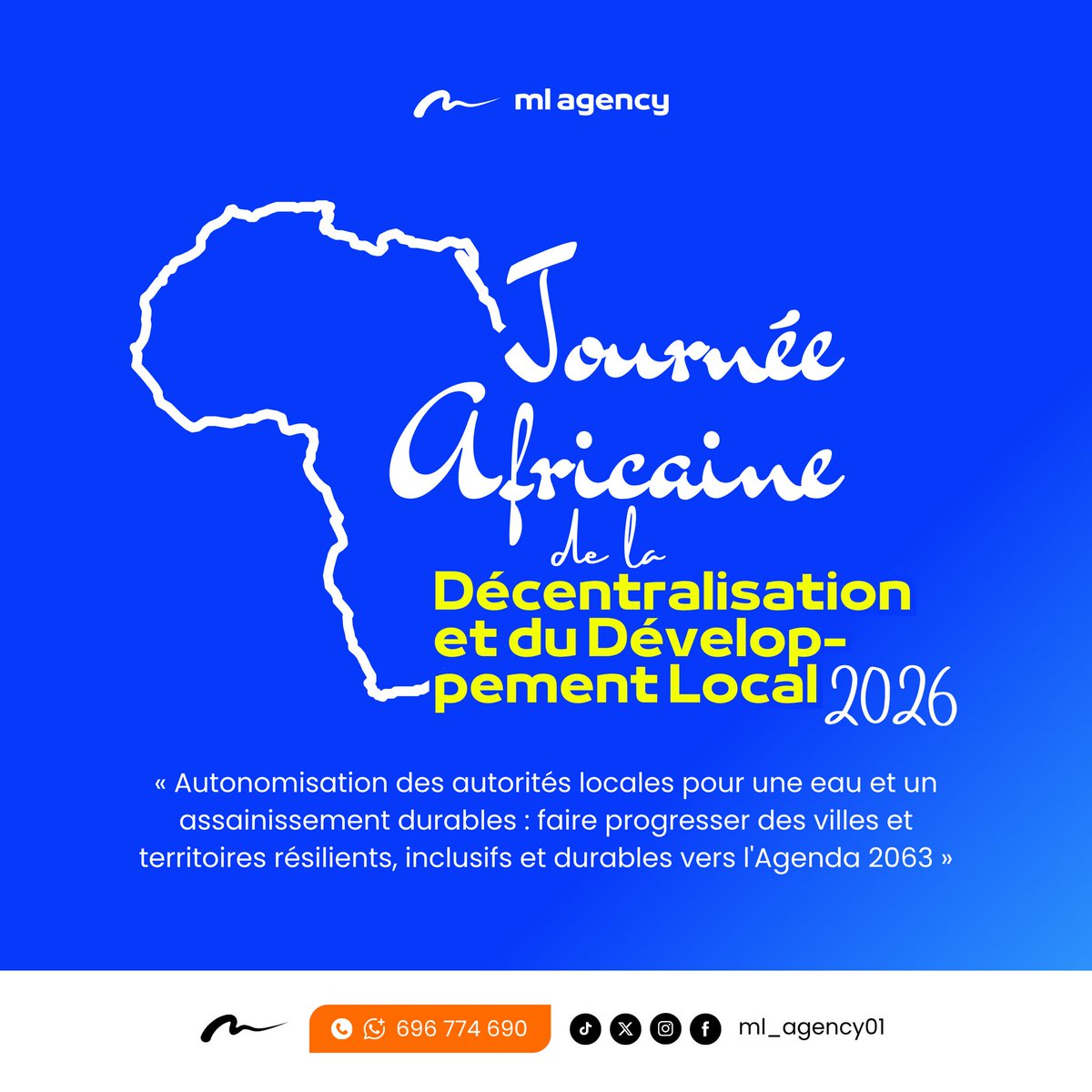 mlagency01's tweet photo. 🌍 Journée Africaine de la Décentralisation et du Développement Local https://t.co/IpYpowCRG6