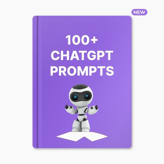 Tech_Rose1's tweet photo. ChatGPT is a money-printing machine.

But you need well-crafted prompts to master fast.

So I built the " 1000+ Prompts for ChatGPT" :

- 20+ Chapters
- 1000+ AI Prompts

And for 24 hrs, it's 100% FREE!

just:
1. Like
2. Reply  'AI'
3. Follow me (so I can DM you) https://t.co/qS7DmmlMV5