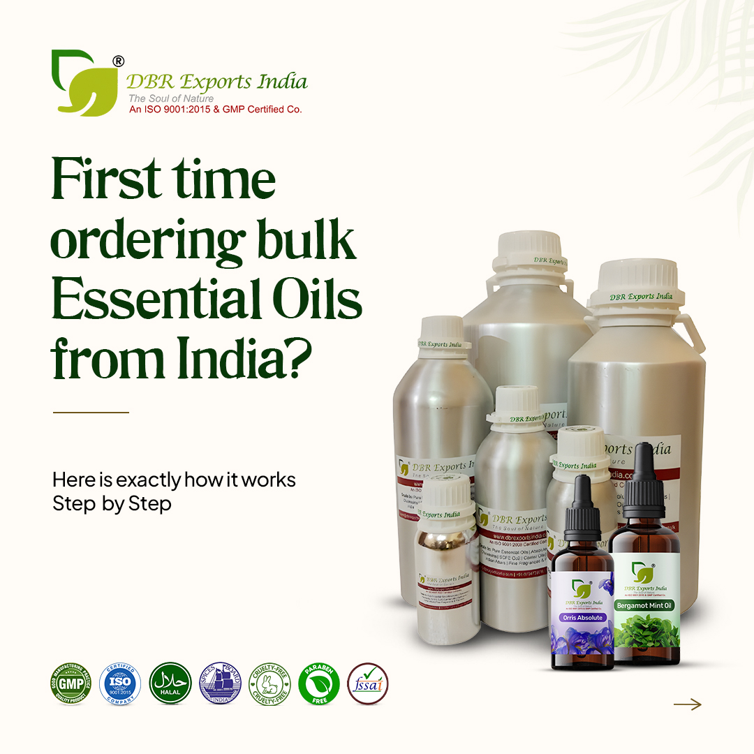 dbrexports's tweet photo. Sample. Quote. Order. Delivered. 🌍
 Sourcing premium natural oils in bulk just got a whole lot simpler.

 🎁 First order? Code DBRNEW34 = $34 off on $200+
📩 sales@dbrexportsindia.com
 🔗 https://t.co/KxNKKpbeiG

 #DBRExportsIndia #BulkOils #EssentialOils #B2BBeauty https://t.co/W9CLzhAdMn