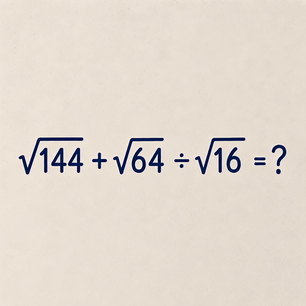farman4x's tweet photo. Only true mathematicians will get this right. 👀

What's your answer? https://t.co/09lXggafmW