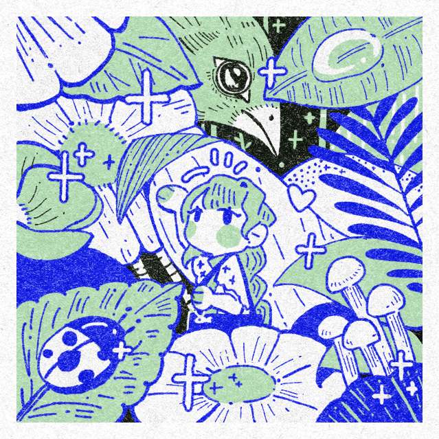 SuV4il's tweet photo. Square illustration +risograph
My Oc: Calamity https://t.co/23ZfengW22