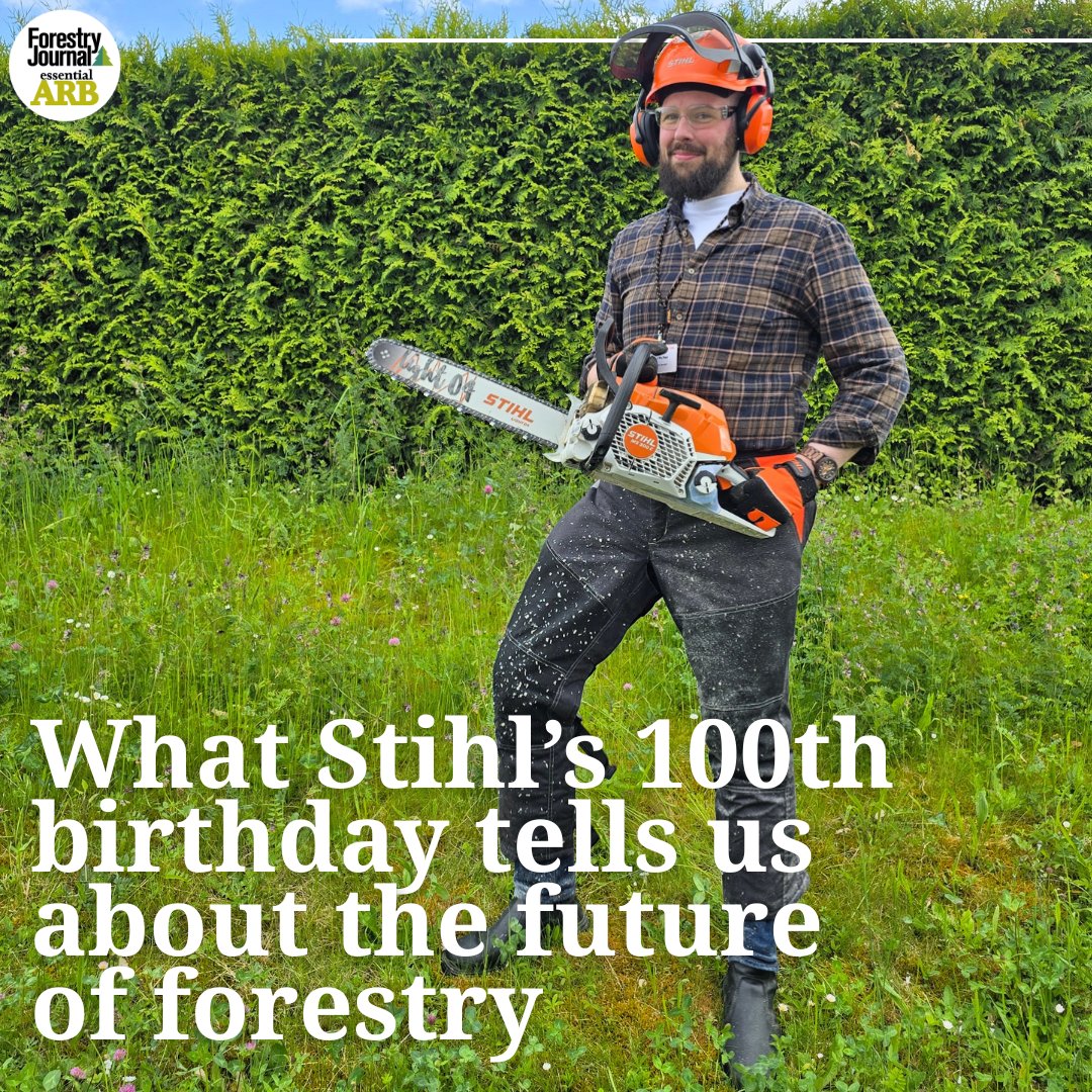 Forestry_UK's tweet photo. What do you do when you’ve been the leading pioneer in the world of chainsaws for the last hundred years? If you’re Stihl, you don’t rest on your laurels.

FULL FEATURE: https://t.co/6PPhQc8U0x https://t.co/jpgmgKVDAg