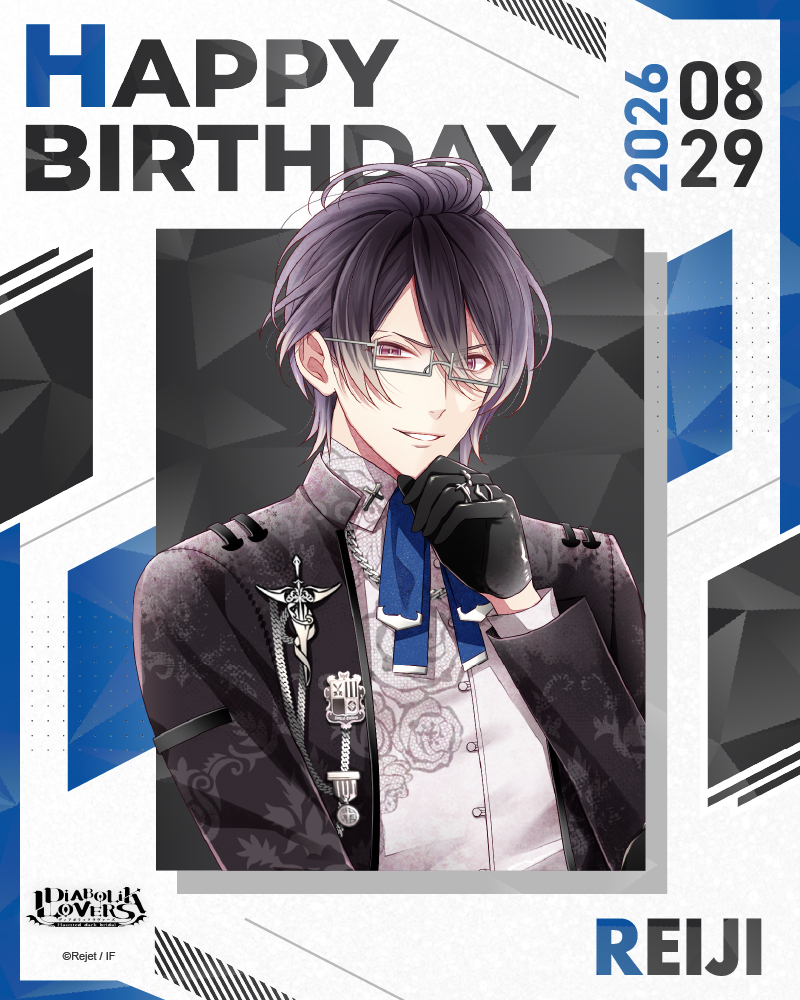 Rejet_info's tweet photo. 【HAPPY BIRTHDAY！】
本日8/29は逆巻レイジ(DIABOLIKLOVERS)のお誕生日です🎂
おめでとうございます！

#dialover
#逆巻レイジ生誕祭
#リジェ誕
#小西克幸 https://t.co/rU4gnLsq7x
