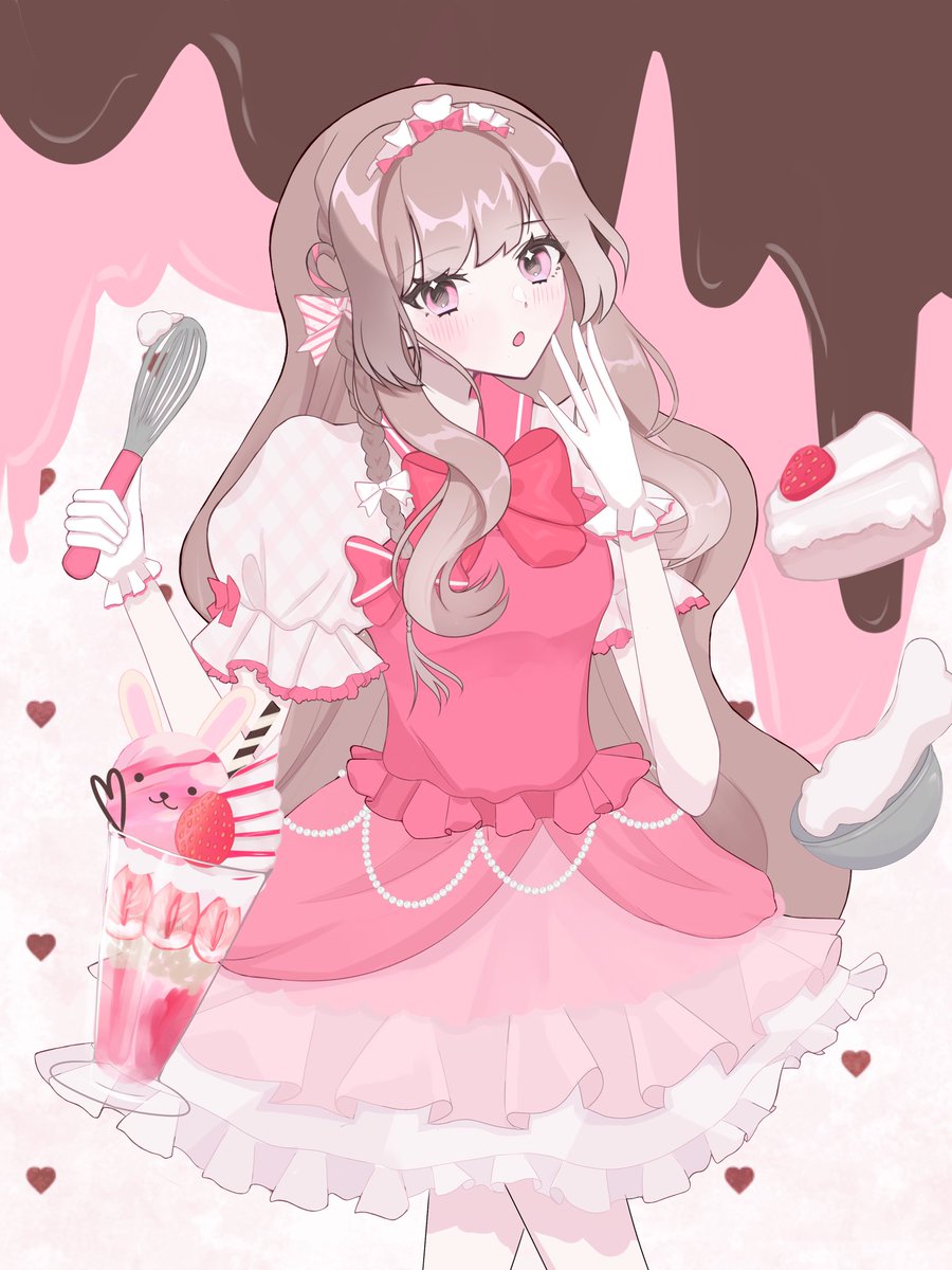 nameless_pale's tweet photo. 🍓🍫🎀
#OC #illustration 
#絵描きさんと繋がりたい 
#絵柄が好みって人にフォローされたい https://t.co/8rWiiaNMqs