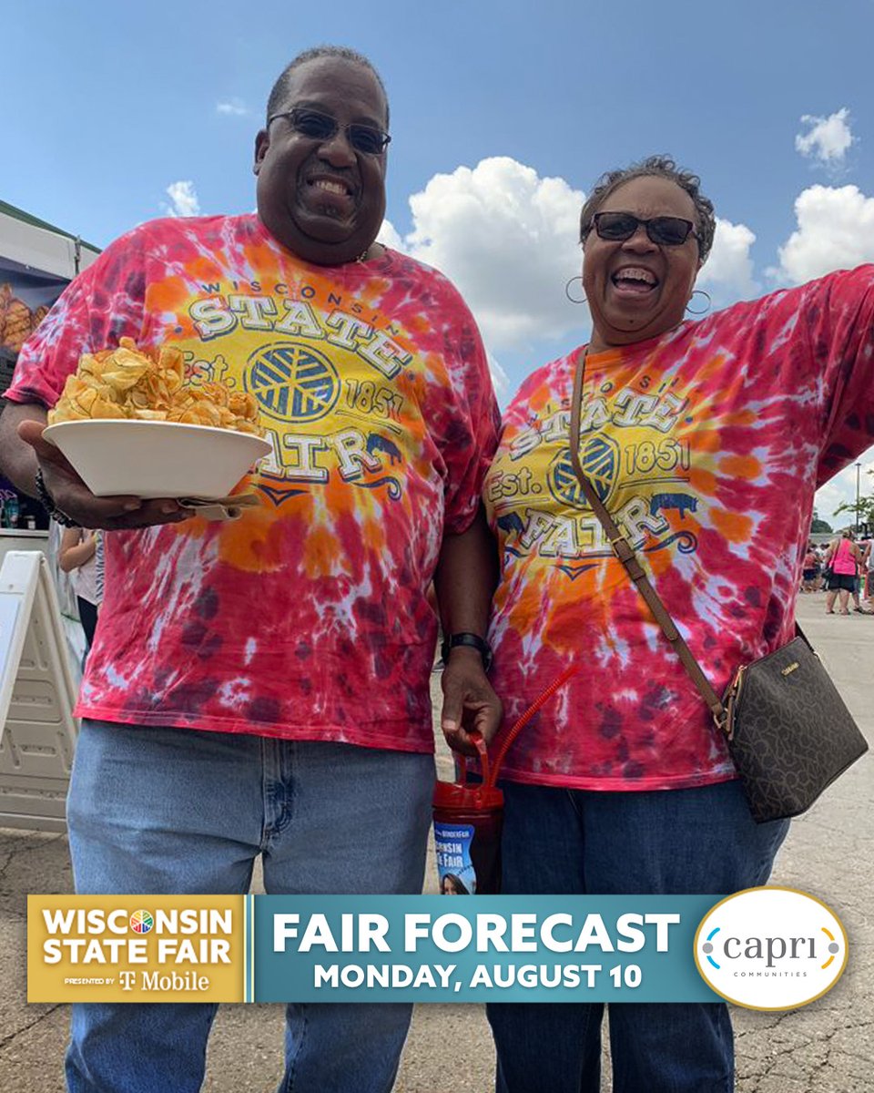wistatefair's tweet photo. A fresh week of State Fair fun coming your way!

🎟️Save with Capri Communities - Fairgoers ages 60+ can get a discounted admission ticket for $7 today from 10am-4pm!
🎵 Tonight's Bank Five Nine Main Stage Show: @4kingandcountry with @RachaelLampa
🐰Catch our astounding Rabbit Hopping shows in the Poultry & Rabbit Palace at various times throughout the day!

Find the Daily Schedule here: https://t.co/E5xIFo1FhQ