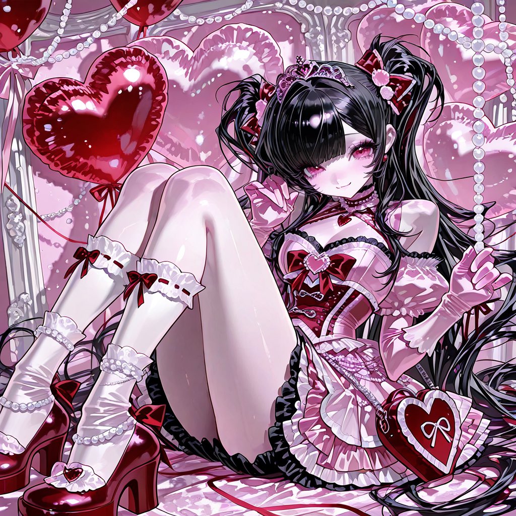 mnmn_nyank0's tweet photo. ❤【✦⋆ プロンプト配布 ⋆✦】͛🎀

♡ハートの日♡なので❣️
ハートでいーっぱいのかわいい衣装です^ᴗ.ᴗ^

リプに衣装・背景プロンプトつなげてます
Ｆ内外問わず引用で見せてくれたらうれしいです💗

✧︎꒰ ハートはだーいすきになっちゃう魔法だね? ꒱✧︎

⚠︎︎ﾓﾃﾞﾛﾗｶﾞﾁｬあるかも https://t.co/KtBDyJucvO