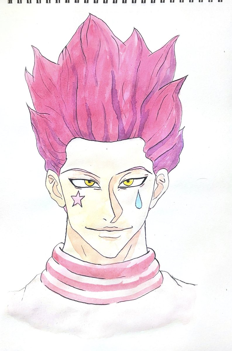 semko_art_gd's tweet photo. i drew hisoka but it didnt turn out that great :/ https://t.co/DWXNzzTI7B