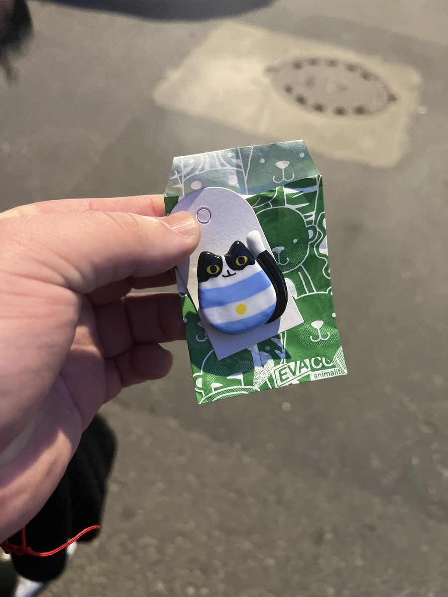 manupcho's tweet photo. Ayer fui a la feria de San Telmo a comprar un mate y me terminé comprando una MICHIPELA. https://t.co/cxG9yo6mVC