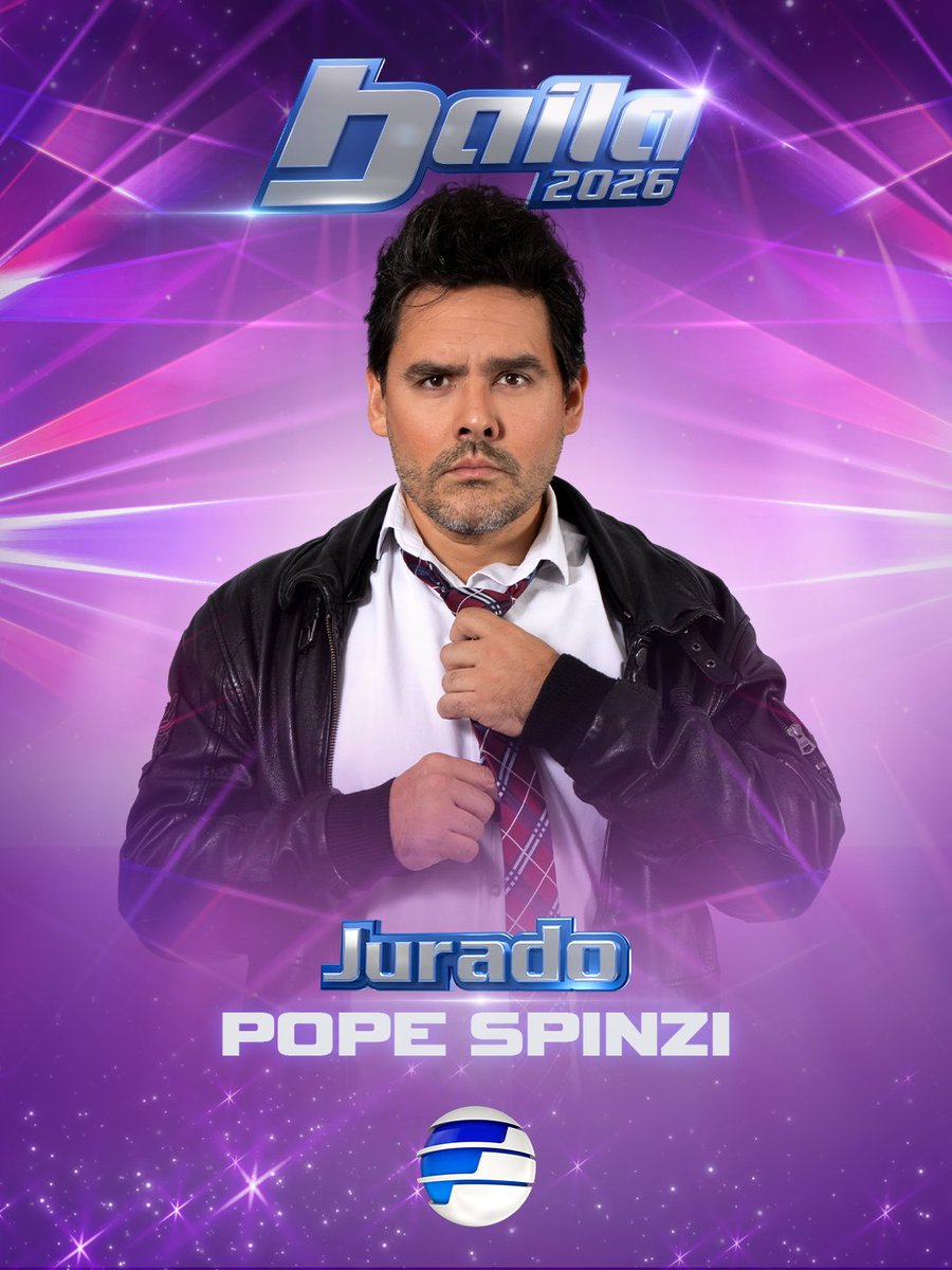 Telefuturo's tweet photo. 🔥 ¡POPE SPINZI ES PARTE DEL JURADO DEL #BAILA2026!🕺
Pope tiene una historia de años en la televisión paraguaya 🙌
¿Será de los jurados más exigentes? 😏 https://t.co/OWCy3aVSzC