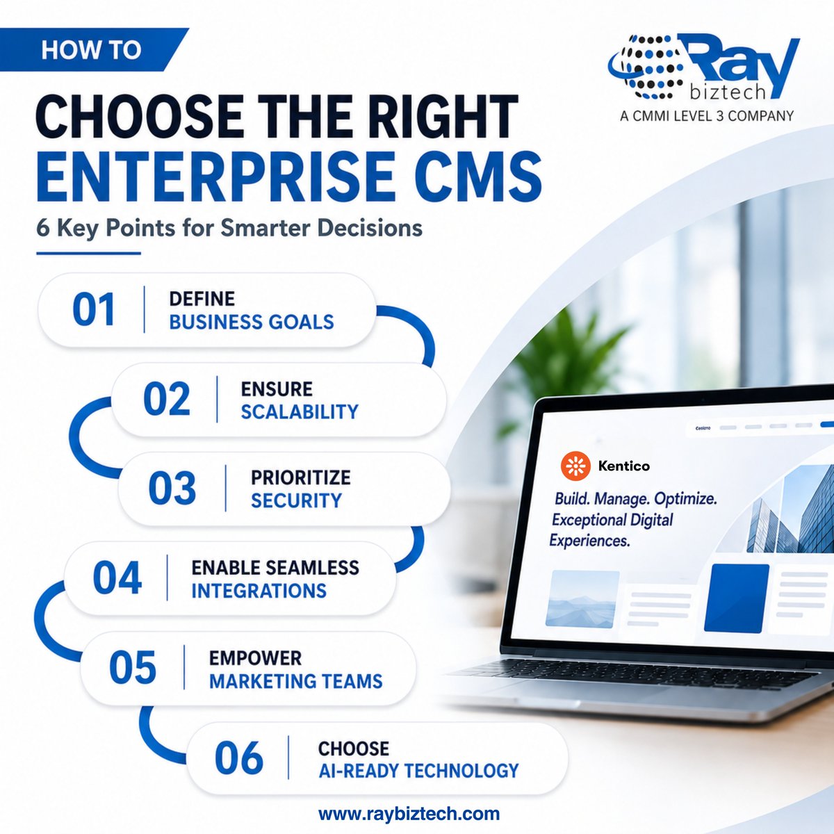 RBT_Original's tweet photo. Choosing the right Enterprise CMS starts with the right strategy.
With Kentico, RBT helps businesses build scalable, secure, integrated and AI-ready digital experiences.
Choose the right CMS: https://t.co/spqPbYi4if
#EnterpriseCMS #Kentico #KenticoXperience #RBT https://t.co/AD88m4OhC3