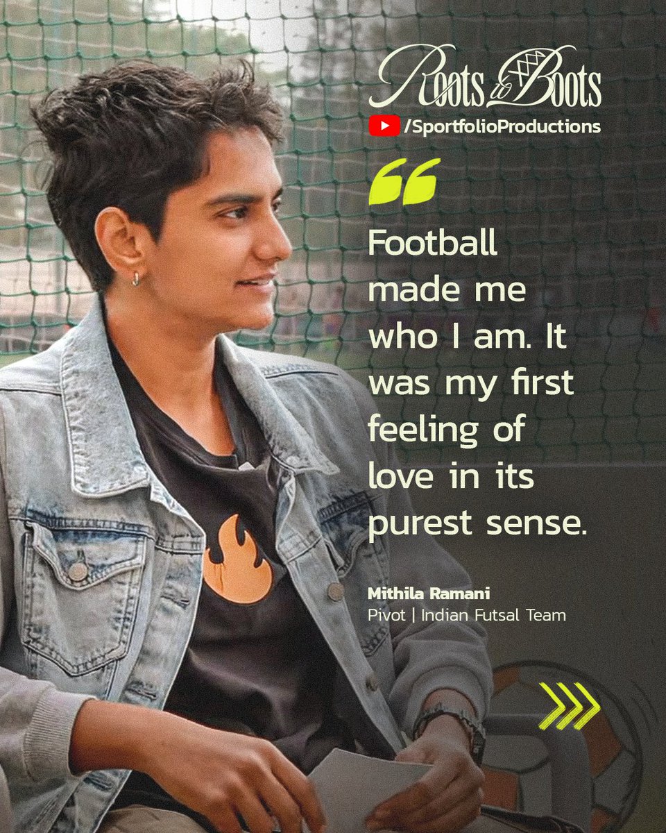SportfolioProd's tweet photo. Football is more than a game. It gives you people, purpose, discipline, and a sense of belonging ⚽

Watch Roots to Boots ft. Mithila Ramani - https://t.co/mtNNbNbQbZ 📺

[indian football, sports podcast, women's football, futsal] https://t.co/0Y3Tsz0CFU